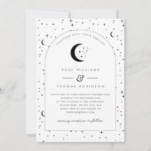 Convite Celestial de Casamento Arrancado