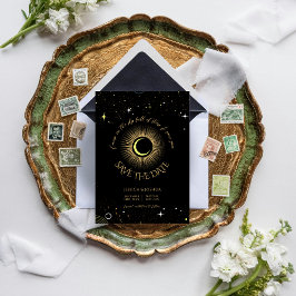 Convite Celestial nas estrelas que te vi Negro