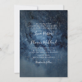 Convite Celestial Night Sky | Casamento Tradicional de Pra