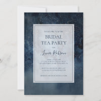 Celestial Night Sky com Frame Bridal Tea Party