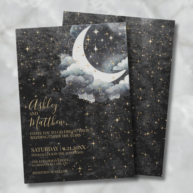 Convite Celestial Wedding (Celestial Wedding Invitation)