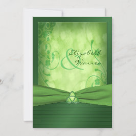 Convite celta do nó de amor do dia de St Patrick