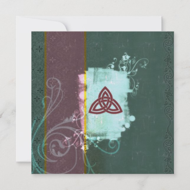 Convite Céltico Triskel (Frente)