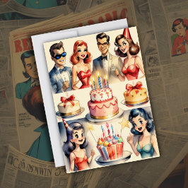 Convite Cena de Nascimento de Quadrinhos Engraçados com Aq