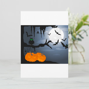 Convite Cena Noturna de Halloween Spooky