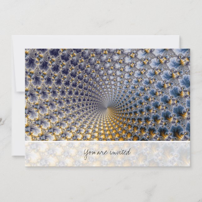 Convite Centrifratura - Arte Fractal (Frente)