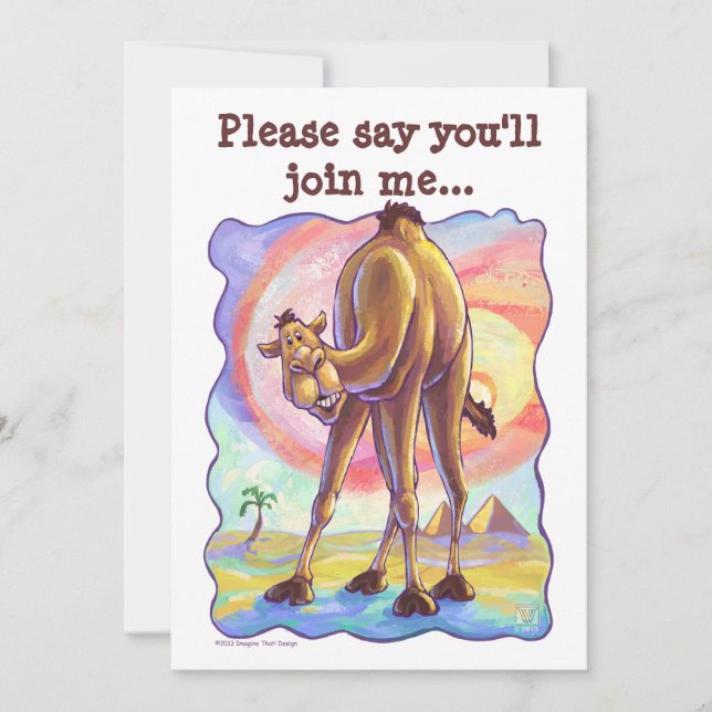 Convite Centro de Festa Camel (Frente)