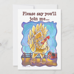 Convite Centro de Festa de Frango