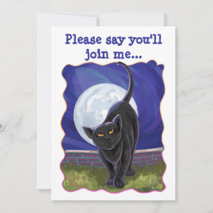 Convite Centro de Festas de Gatos Negros