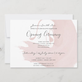 CONVITE CEREMÔNIA DE ABERTURA DO BRUXHSTROKE DE PINCO BRUT