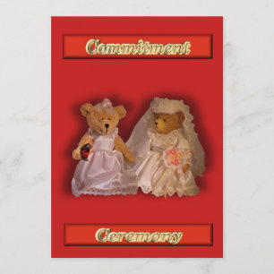 Convite Cerimónia alegre lésbica do compromisso do convi