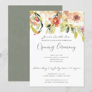 CONVITE CERIMÔNIA DE ABERTURA DA FLORAL DA COR DA ÁGUA D
