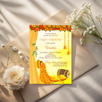 cerimônia de casamento indígena haldi