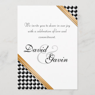 Convite Cerimônia de Compromisso de Delito Dotado de Convi