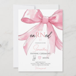 Convite Cerimônia de Fixação de Broche de Enfermeira