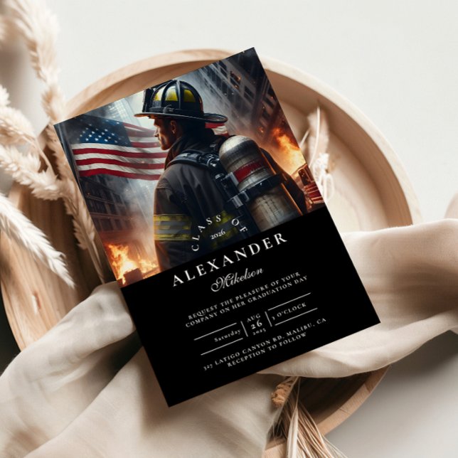 Convite Cerimônia de Formatura de Bombeiros (Criador carregado)