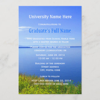 Convite Cerimônia de formatura do Grand Teton (convocatóri