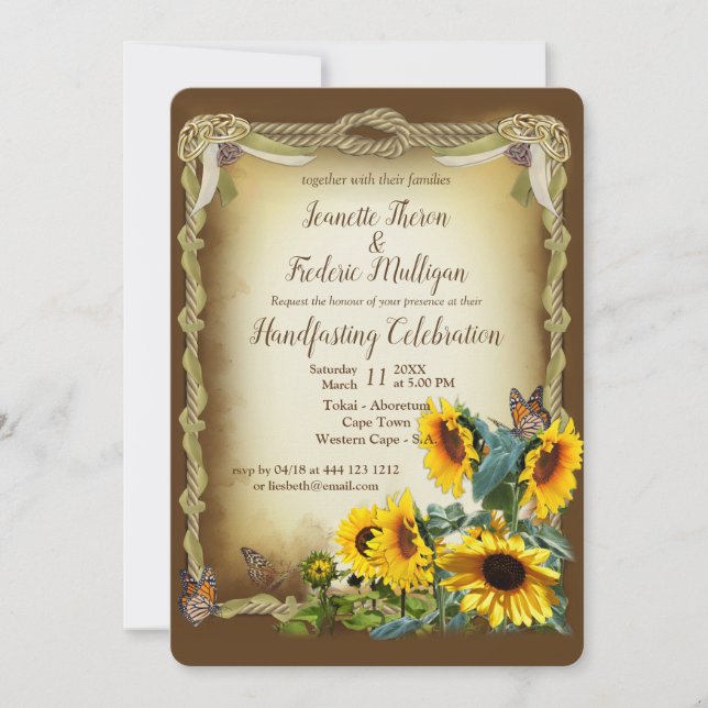 Convite Cerimônia de manipulação - Casando (Frente)