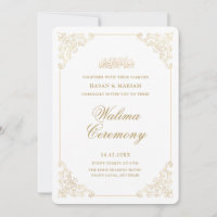 Cerimônia de Walima com Estilo Barroco Vintage