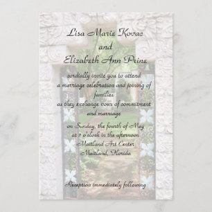 Convite Cerimónia do compromisso do centro da arte de