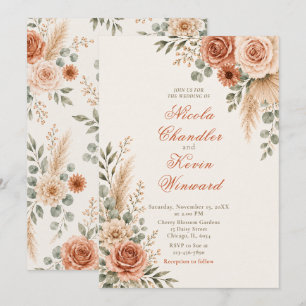 Convite Cerimônia Floral Elegante