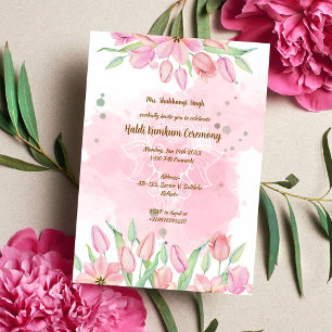 Convite Cerimônia Haldi Kumkum