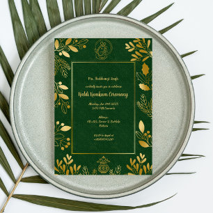 Convite Cerimônia Haldi Kumkum