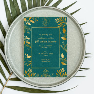 Convite Cerimônia Haldi Kumkum