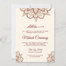 Cerimônia Muçulmana Islâmica Dourada e Borgonha