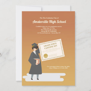 Convite Certificado de graduação