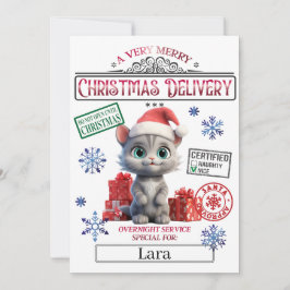 Convite Certificado de Lista de Nice Oficial de Natal para