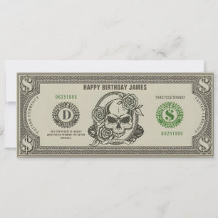 Convite Certificado de Presente de Tatuagem Pessoal