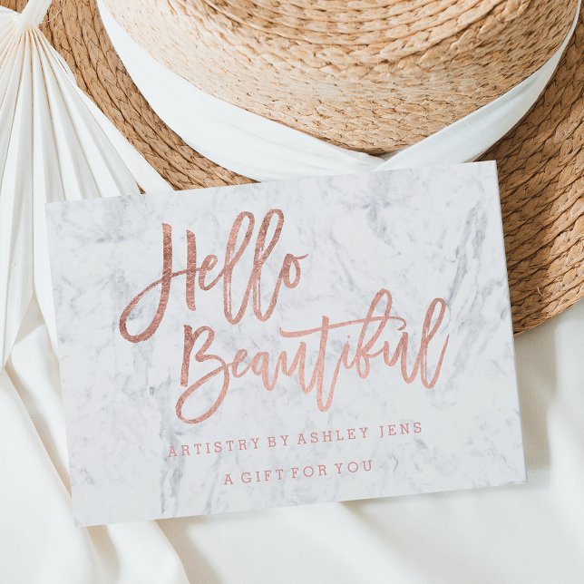 Convite Certificado de presente falso rosa de ouro de giz (Criador carregado)