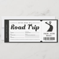 Certificado de Voucher de Presente de Viagem Surpr