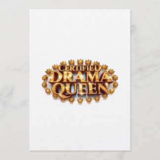 Convite Certified Drama Queen