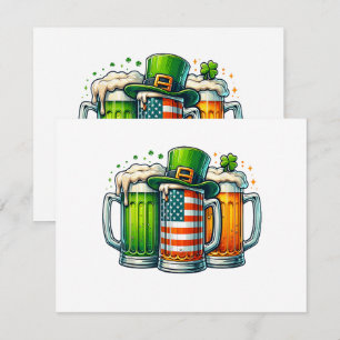 Convite Cerveja Irlandesa Irlanda Dia de São Patrício Fest