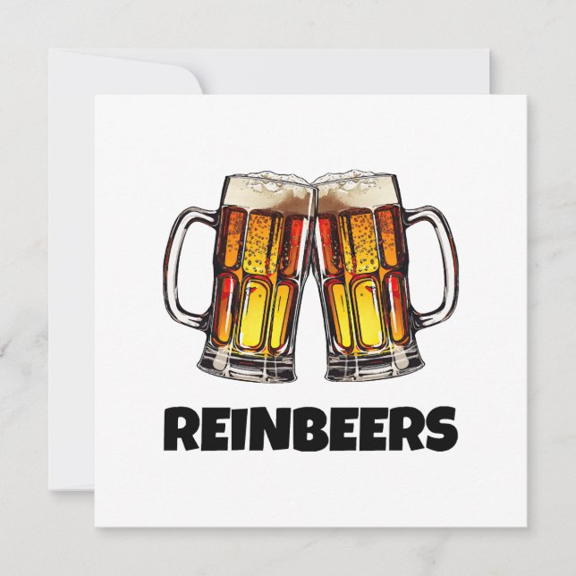 Convite Cerveja Natal Reinbeers (Frente)