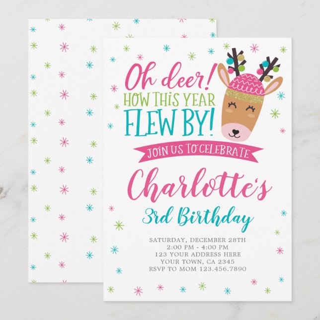 Convite Cervo (Frente/Verso)