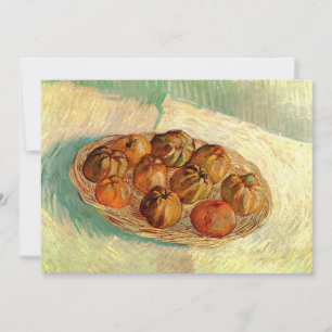 Convite Cesto de Maçãs para Pissarro por Vincent van Gogh