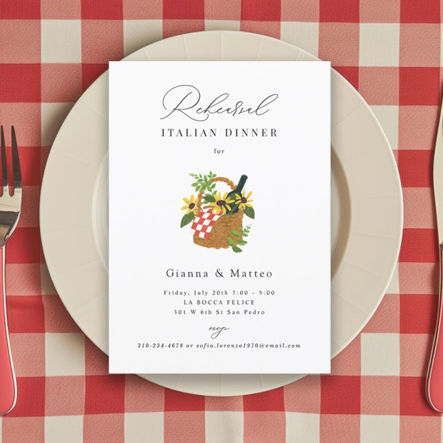 Convite Cesto de Picnic de ensaio (Criador carregado)