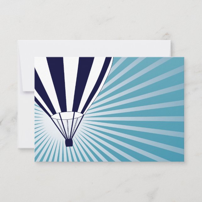 Convite céu alto balonando (Frente)