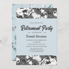 Convite Céu azul e estrelas prateadas Partido da Reforma 2