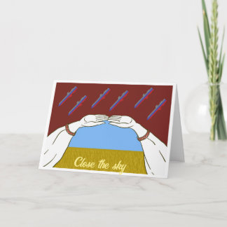 Convite Céu de paz "amarelo e azul" na Ucrânia