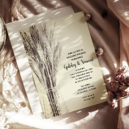 Convite Cevada Seca em Chá de casamento de Fazenda de garr