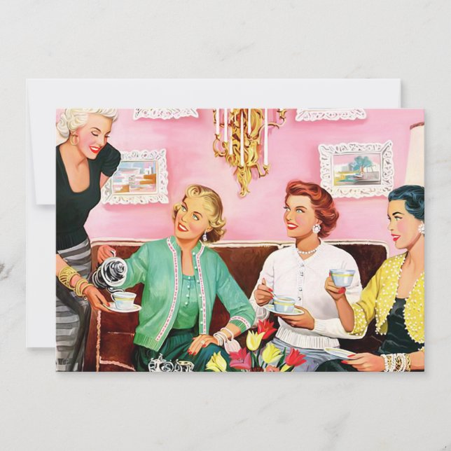 CONVITE CHÁ À TARDE DE 1950 (Frente)