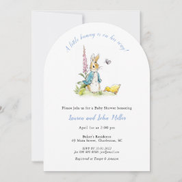 Convite Chá Blue Peter Rabbit Baby Boy