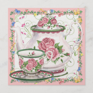 Convite Chá/Café Elegante - SRF