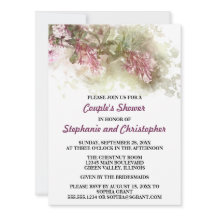 Chá Casal de Casamento de Jasmim Púrpura de Aquare