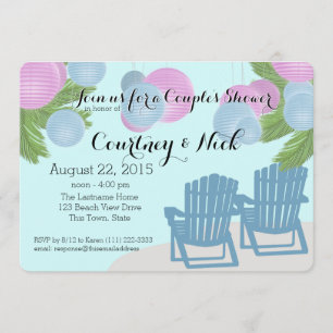 Convite Chá Casal dos Lanternas de Praia