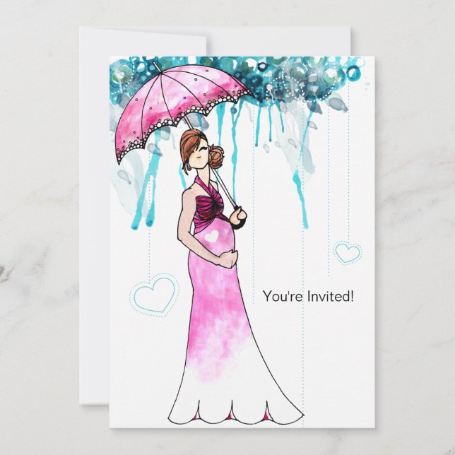 Convite Chá de Bebê (Frente)